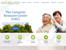Tablet Screenshot of caregiveroc.org